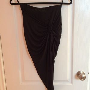 Black pencil skirt